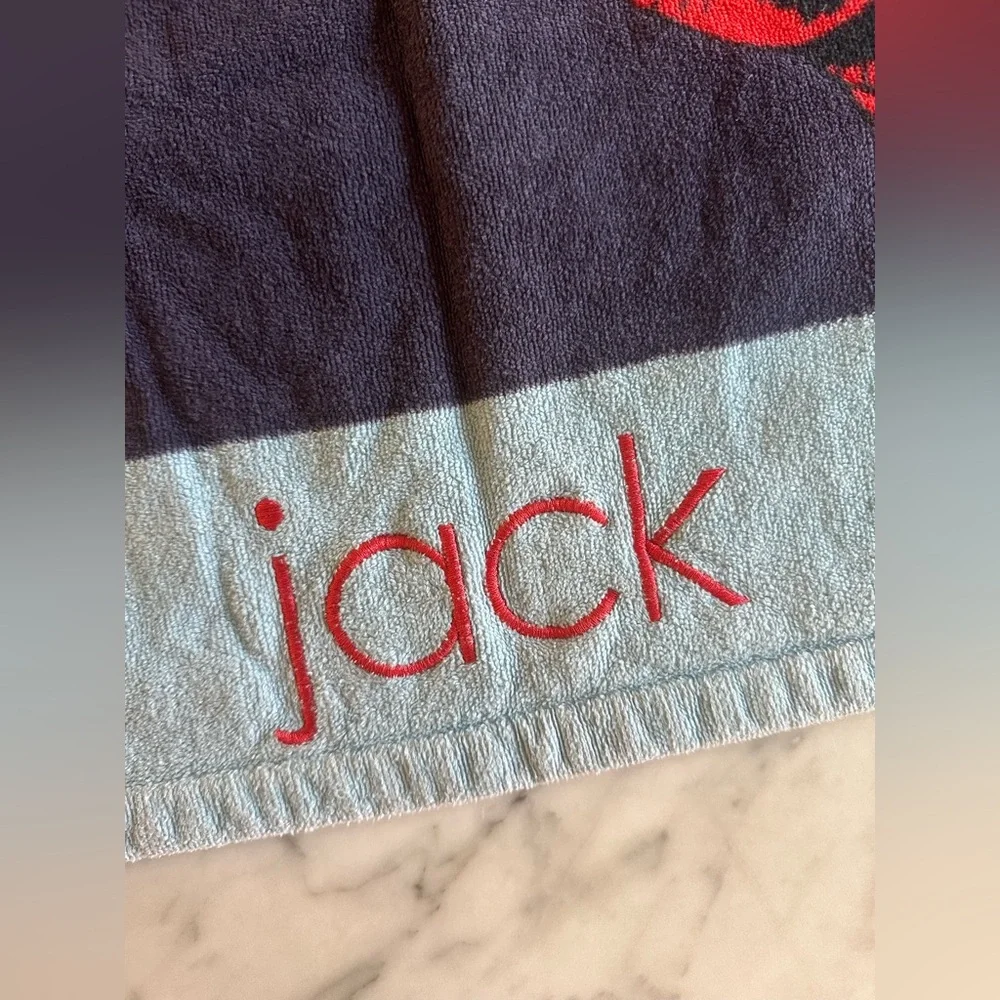 POTTERY BARN KIDS Marvel Beach Towel - Monogrammed “Jack”